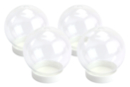 Bolas de plástico transparente - 4 piezas - Bola de nieve, Campana - 10doigts.fr