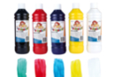 Window Paint: yellow, red, blue, green, white - Set of 5 colors - Glass and Ceramics Paint 06721 - 10doigts.fr
