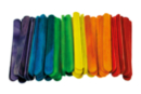 Palitos de helado de madera de colores 11,4 cm - 50 piezas - Accesorios en madera 59432 - 10doigts.fr