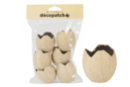 Cáscaras de huevos de papel maché - 6 piezas - Soportes de Pascua para decorar - 10doigts.fr