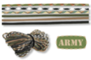 Paracordes thème "ARMY" - Set de 6 couleurs - Paracord 16854 - 10doigts.fr
