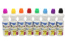 Maxi ink markers with foam tip - Set of 8 colors - Liquid Inks 55524 - 10doigts.fr