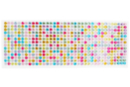 Self-adhesive rhinestones in strips, multicolored - 504 pcs - Rhinestones - 10doigts.fr