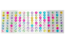 Gomets strass en bande, Ø 1 cm - 120 pcs - Strass adhesivos - 10doigts.fr