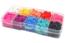 Heishi Bead Set, 10 Bright Colors - 1500 pcs - Heishi Beads and Shells - 10doigts.fr