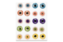 Ojos monstruos 3D - 20 adhesivos - Ojos móviles - 10doigts.fr