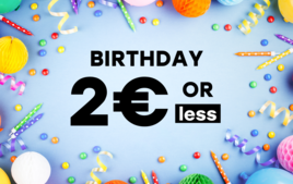 Creative Birthday Crafts Under 2 € - Creative Birthday - 10doigts.fr
