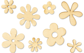 Wood Embellishments - Wood - 10doigts.fr