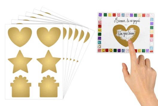 Festive Stickers - Stickers - 10doigts.fr