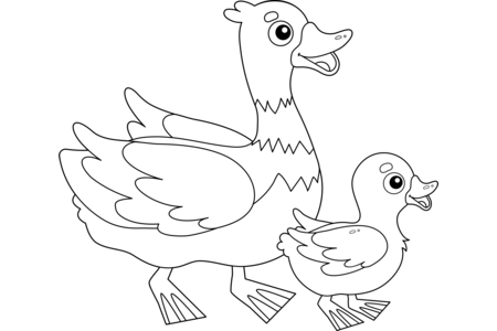 Printable coloring pages Farm animals13 – 10doigts