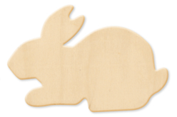 Natural Wooden Rabbits - 10 pcs - Easter Decor Supports – 10doigts.fr