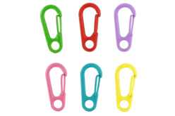 Mosquetones de metal de colores - Porte-clés - 10doigts.fr