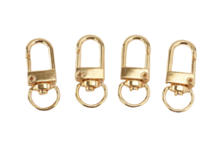 llavero mosquetón dorado - Clips et mousquetons : les finitions pour vos accessoires DIY - 10doigts.fr