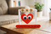 Table heart eyes only for you Father's Day - Handmade activities for Parents' Day – 10doigts.fr