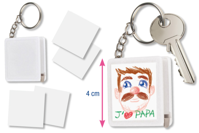 Llavero con cinta métrica - Porte-clés - 10doigts.fr