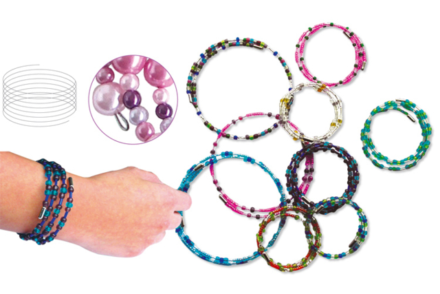 Hilo metálico plateado a memoria de forma - Bracelets - 10doigts.fr