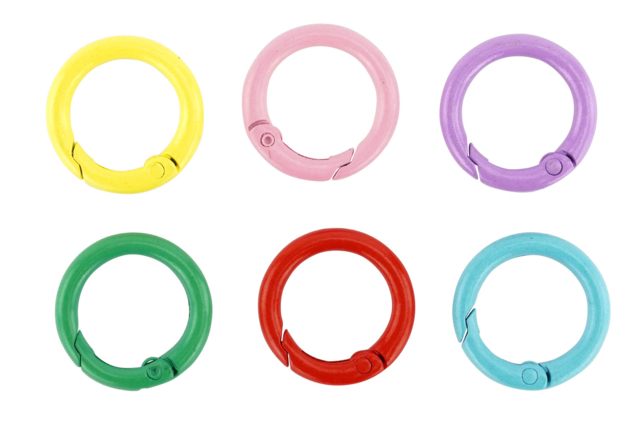 Anillos Coloridos de Metal - Anneaux, clous - 10doigts.fr