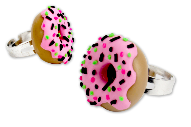 anillo donut fimo - Bagues - Supports pour Bijoux - 10doigts.fr