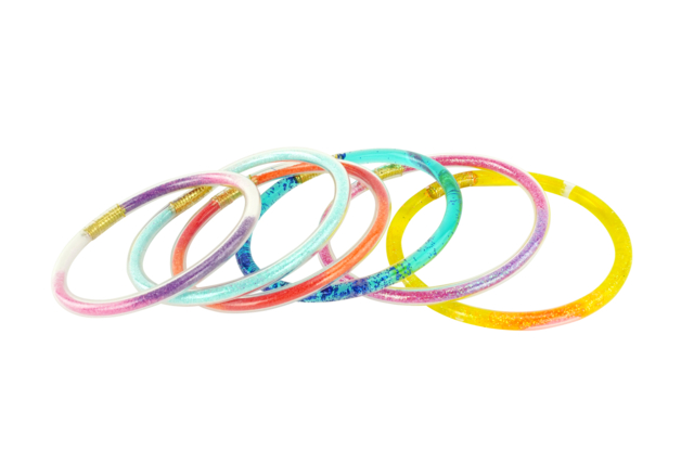 Pulseras tubo a rellenar con purpurina bio - Bracelets - 10doigts.fr