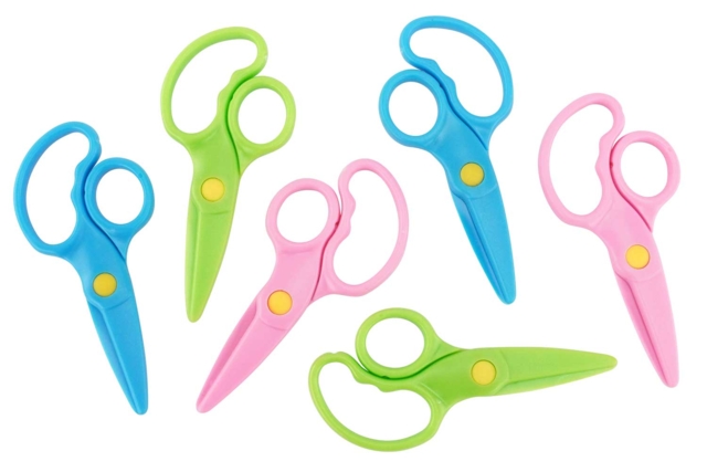 Safety Scissors for Children (Plastic Blades) - 1 - Scissors - 10doigts.com - Ciseaux scolaires et créatifs : enfant, gaucher, couture et ciseaux cranteurs - 10doigts.fr