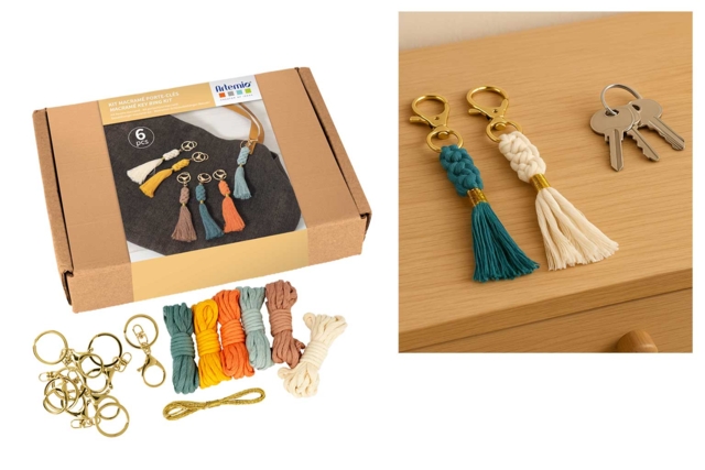 cajón macramé llavero - Porte-clés - 10doigts.fr