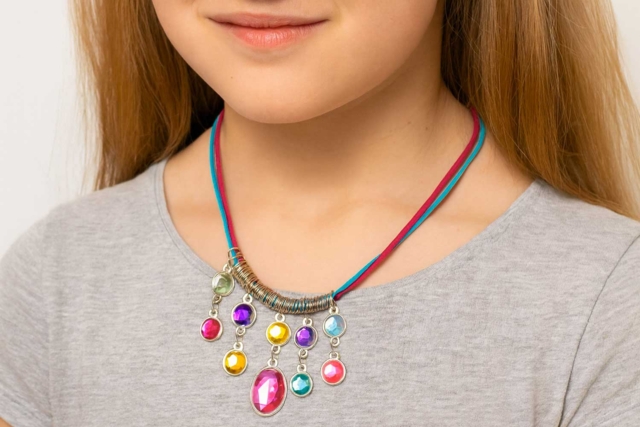 collar de strass princesa - Kits Bijoux - 10doigts.fr