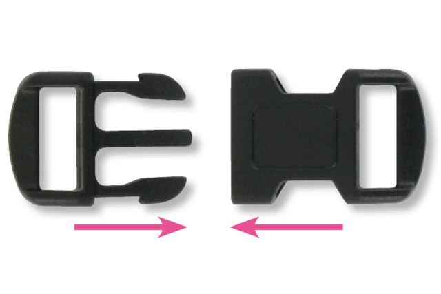 Cierre de hebilla rápida - Clips et mousquetons : les finitions pour vos accessoires DIY - 10doigts.fr