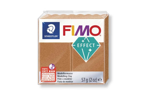 FIMO Effect Metallic - Antique Bronze (71) - 1 - Fimo Effect Clay - 10doigts.com - Pâtes Fimo Effect : donnez une dimension magique à vos modelages - 10doigts.fr