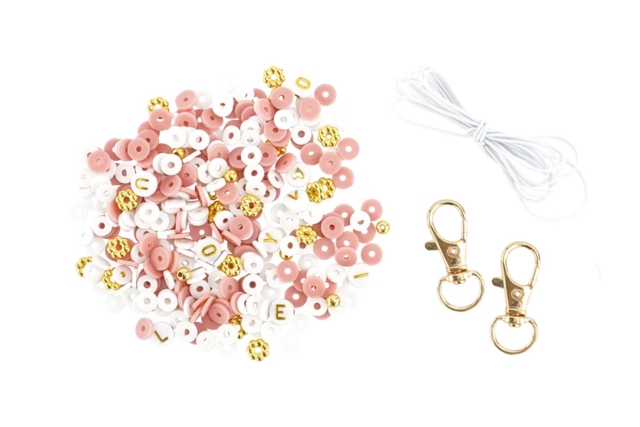 “LOVE YOU” Jewelry Kit - 2 Pieces - 2 - Keychains - 10doigts.com - Porte-clés - 10doigts.fr
