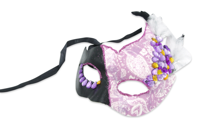 Asymmetric Venetian Mask - 2 - Creative Masks for Kids - 10doigts.com - Masques créatifs enfants - 10doigts.fr