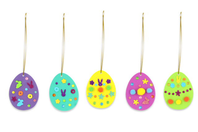 huevos de pascua - Kits créatifs Pâques - 10doigts.fr