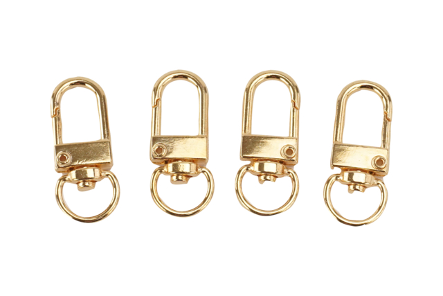 llavero mosquetón dorado - Clips et mousquetons : les finitions pour vos accessoires DIY - 10doigts.fr