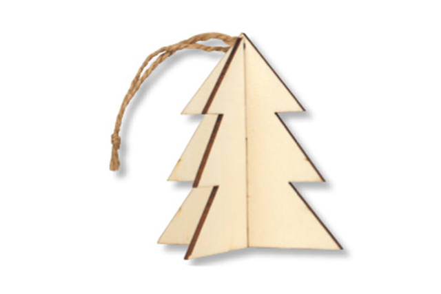 3D Hanging Christmas Trees - 3 Pieces - 1 - Christmas Wooden Objects - 10doigts.com - Décorations de Noël en bois - 10doigts.fr