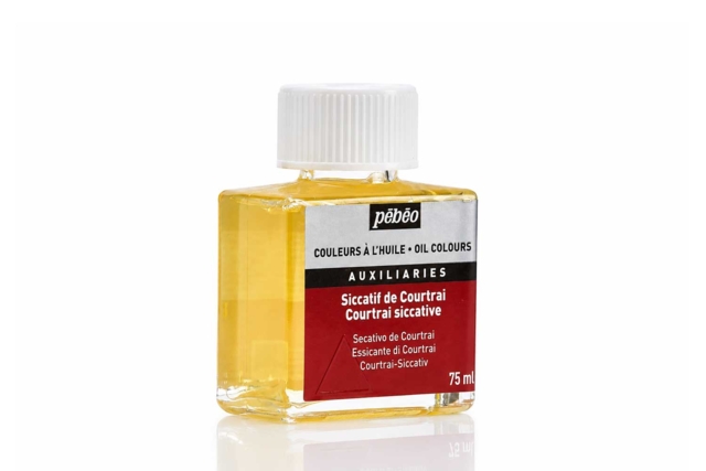 Secante de Courtrai Pébéo, frasco de 75 ml - Peinture à l'huile Beaux-Arts - 10doigts.fr