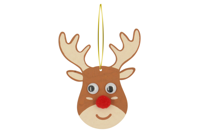Christmas Reindeer Ornaments - 6 Pieces - 4 - Christmas Creative Kits for Children - 10doigts.com - Kits créatifs de Noël pour les enfants - 10doigts.fr