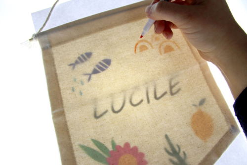 1- Dibujar sobre la tela - 