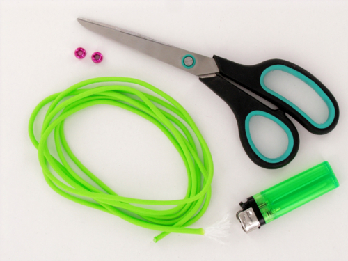 Llavero libélula en paracord