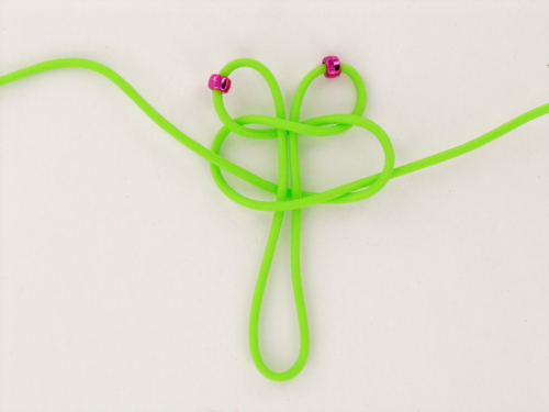 Llavero libélula en paracord