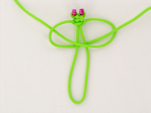 Llavero libélula en paracord