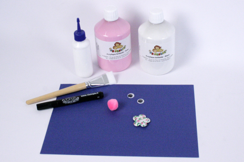 Conejo de Pascua huella de mano