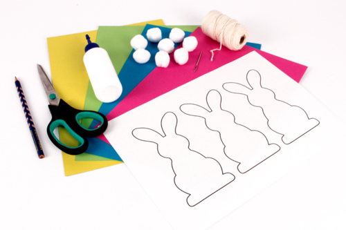 Guirnalda de Conejos de Pascua