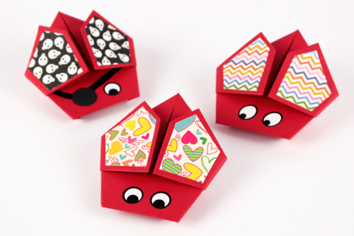 Origami Ladybirds