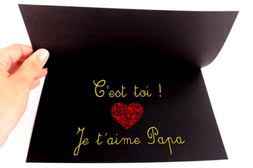 Tarjeta lazo de mariposa