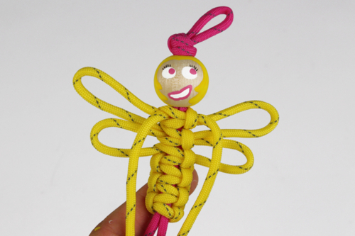 Llavero de paracord: Hada