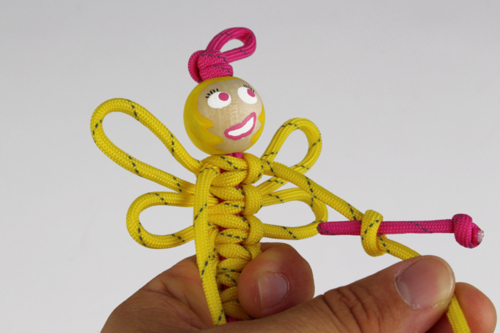 Llavero de paracord: Hada