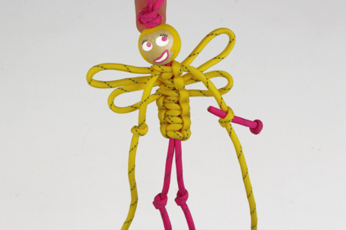 Llavero de paracord: Hada