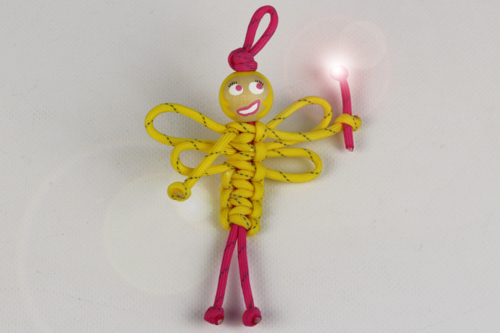 Llavero de paracord: Hada