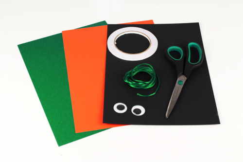 Pequeñas calabazas de papel