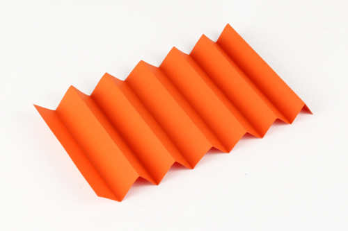 Pequeñas calabazas de papel