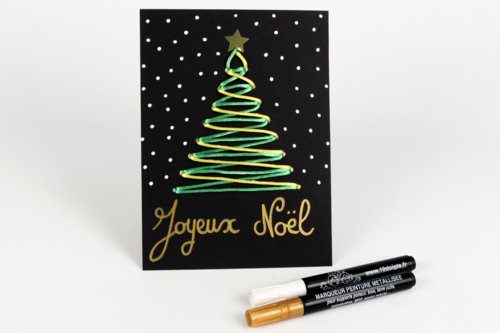 Christmas Tree Embroidery Card